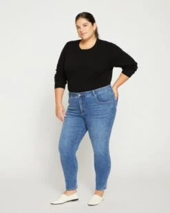 Seine Mid Rise Skinny Jeans 27 Inch - Vintage Indigo -ChicLuxe Store Seine Mid Rise Skinny Jeans 27 In Vintage Indigo USPA0302 482 003 060 2048x