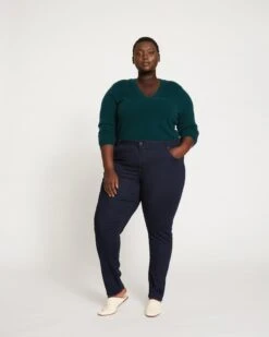 Seine Mid Rise Skinny Jeans 32 Inch - Dark Indigo -ChicLuxe Store Seine Mid Rise Skinny Jeans 32 Inch Dark Indigo USPA0302L 008 001 001 2048x