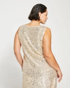 Zelda Sequin Tank - Twinkle -ChicLuxe Store Sequin Tank Champagne USTO1373B 638 004 033 2048x