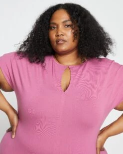 Front Page -ChicLuxe Store Short Summer Shift Dress Red Violet USDR1374S 529 002 016 2048x