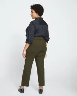 Smart Signature Ponte Pants - Evening Forest -ChicLuxe Store Smart Signature Ponte Pants Dark Forest USPA0920C 591 004 103 2048x