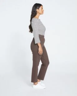 Smart Signature Ponte Pants - Earth -ChicLuxe Store Smart Signature Ponte Pants Seal Brown USPA0920C 585 003 021 2048x