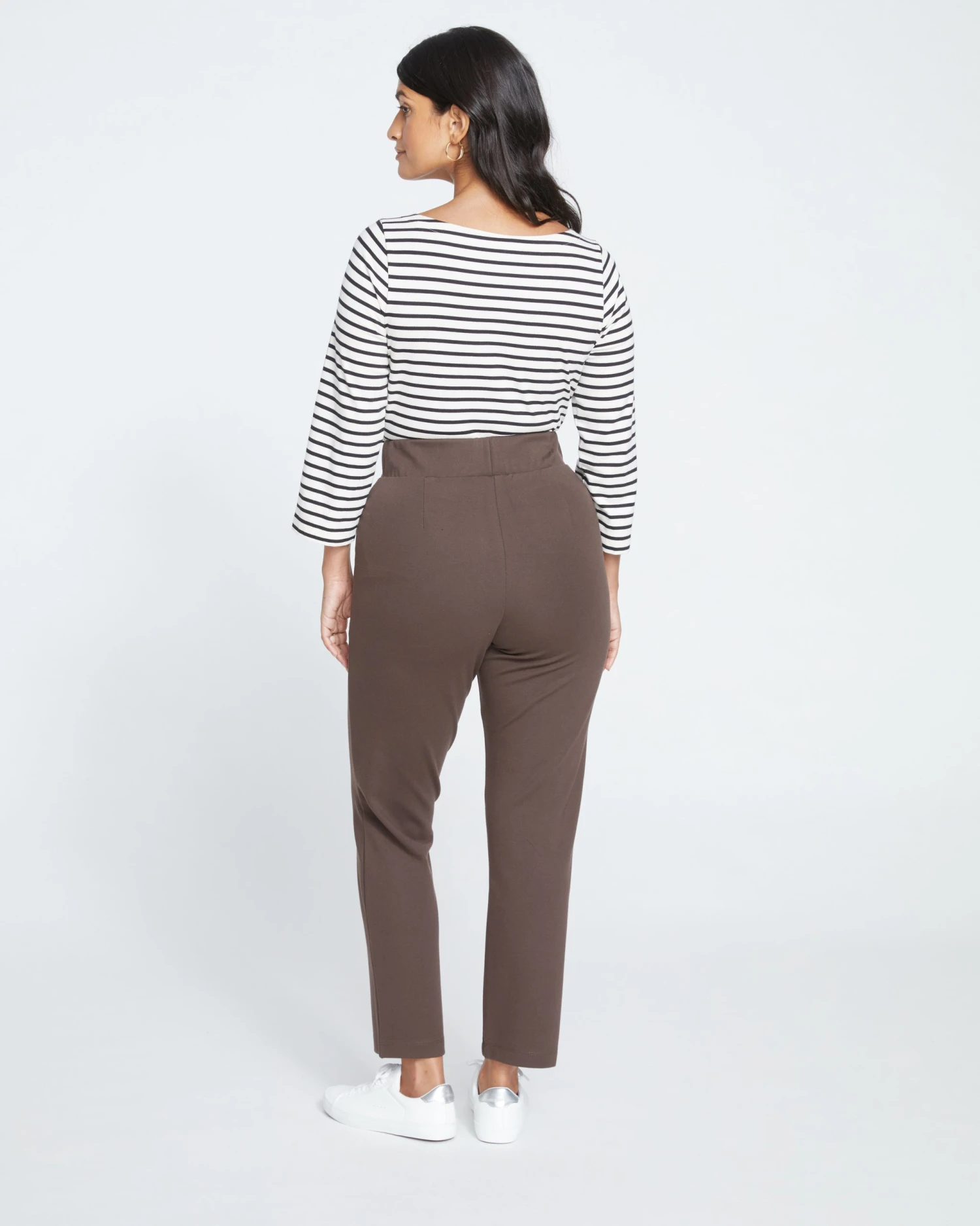 Smart Signature Ponte Pants - Earth - Image 4