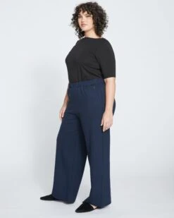 Stephanie Wide Leg Ponte Pants - Navy 7 Stephanie Wide Leg Ponte Pants - Navy -ChicLuxe Store Stephanie Wide Leg Pants Navy USPA1217 029 003 007 2048x