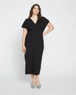 Spritz Divine Jersey Shift Dress - Black