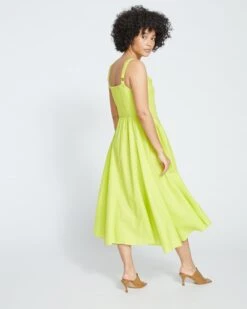 Sunshower Flowy Linen Dress - Bright Melon -ChicLuxe Store Tank Linen Dress Evening Primrose USDR1330 544 004 031 2048x