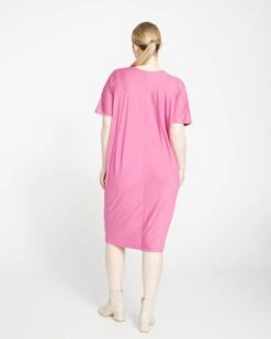 Teresa Liquid Jersey V-Neck Dress - Anemone -ChicLuxe Store Teresa Liquid Jersey V Neck Dress Red Violet USDR0400 529 004 018 2048x