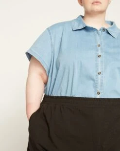 Terry Sweatshorts - Black -ChicLuxe Store Terry Sweatshorts Black USPA0888 001 002 024 2048x