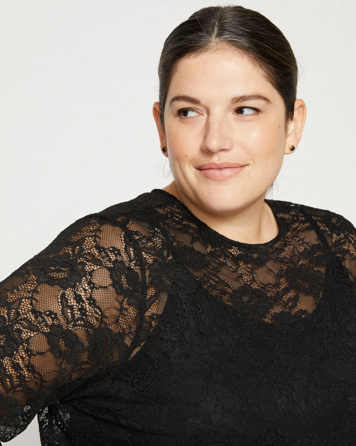 Thames Lace Top - Black 2 Thames Lace Top - Black - Image 2