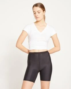 Barely-There Slip Shorts - Black
