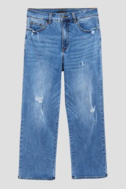 Donna High Rise Curve Straight Leg Jeans 32 Inch - Distressed Indigo -ChicLuxe Store USPA0823 331 0021 e714d8b3 5109 4319 b50e 3d0ec646acba 2048x