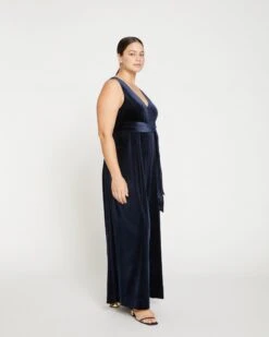Midnight Velvet Jumpsuit - Moonstone Blue -ChicLuxe Store Velvet Jumpsuit Blue Moon USJS1504 636 003 020 2048x