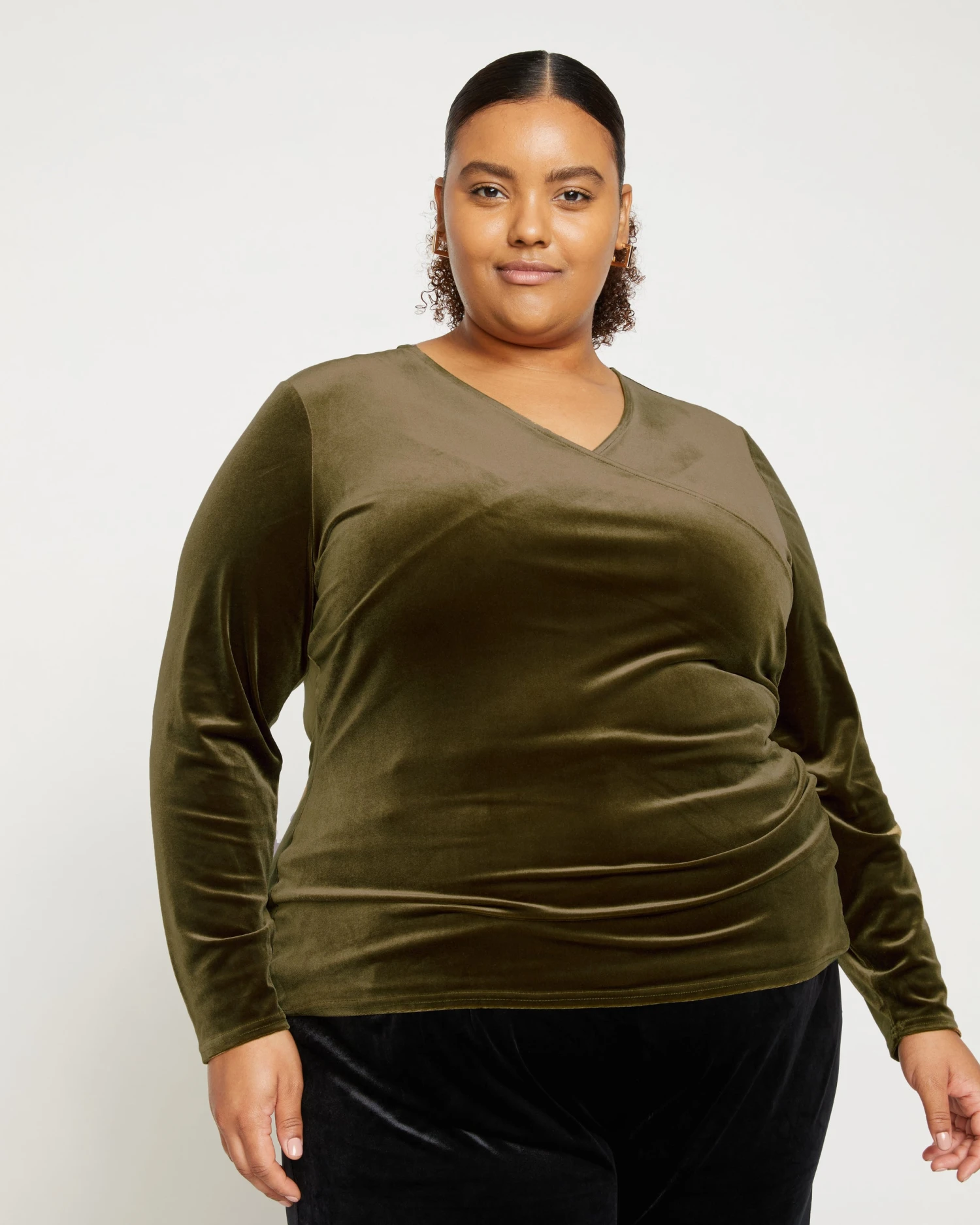 Glowy Velvet Cross Top - Candlestick - Image 2