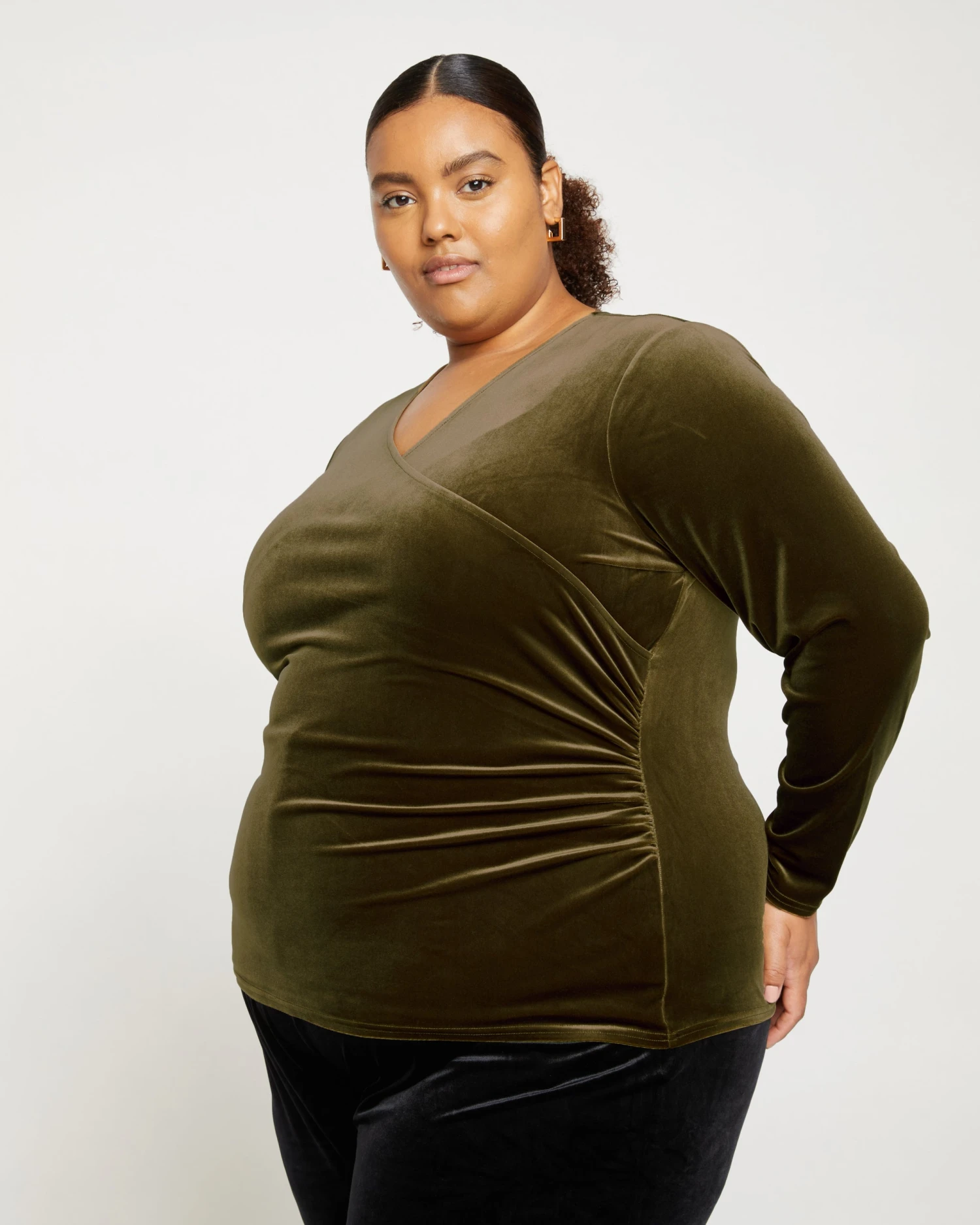 Glowy Velvet Cross Top - Candlestick - Image 3