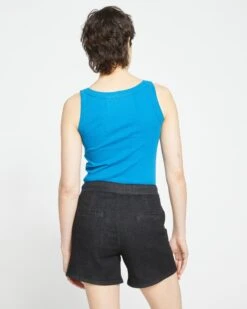 ComfortDenim Marche Shorts - Black -ChicLuxe Store Weekend Shorts Black USPA0977S 001 004 022 2048x