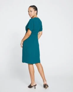 Twilight Crinkle Crepe Wrap Dress - Sea Moss -ChicLuxe Store Wrap Dress Sea Moss USDR0963B 422 004 020 2048x