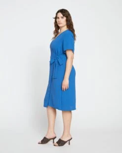 Twilight Crinkle Crepe Wrap Dress - Admiral Blue -ChicLuxe Store Wrap Dress Set Sail USDR0963B 432 003 017 2048x